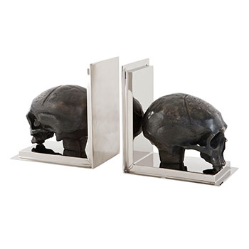 Skull Bookend